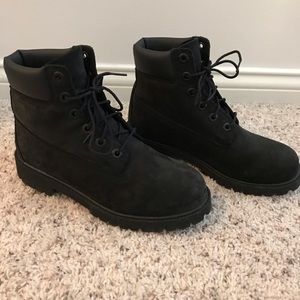 black womens Timberland boots size 37.5//7.5